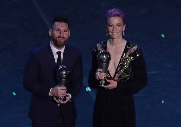 RAPINOE Y MESSI