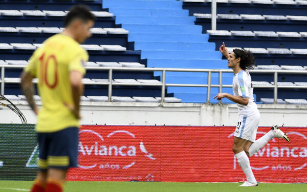 COLOMBIA PIERDE 3-0 URUGUAY JORNADA 3