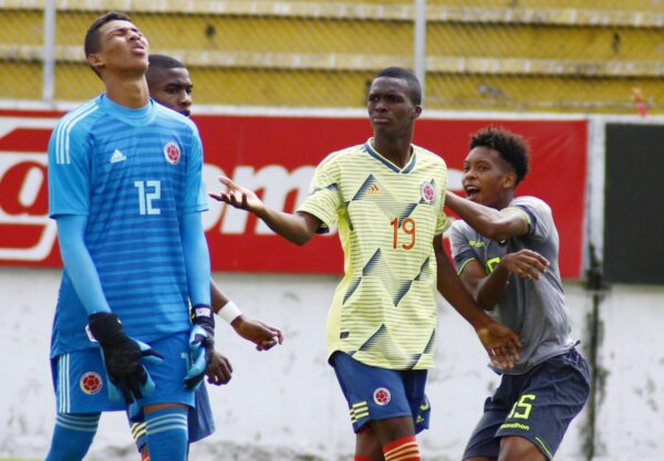 COLOMBIA SUB 20 PIERDE CON ECUADOR 2020