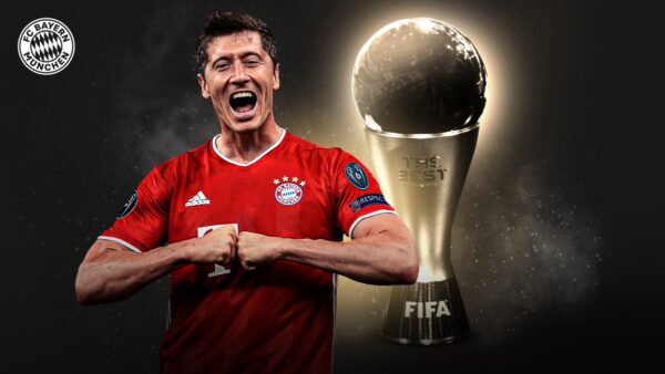 ROBERT LEWANDOSKI GANADOR DEL PREMIO THE BEST