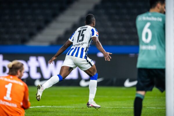 JHON CORDOBA GOL HERTHA BERLIN