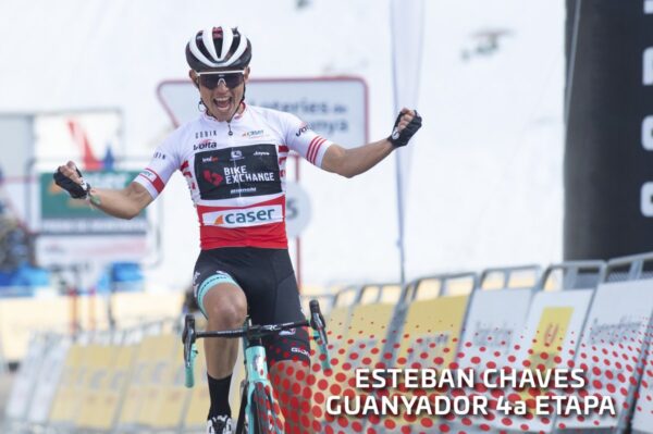 ESTEBAN CHAVES GANÓ LA CUARTA ETAPA DE LA VUELTA A CATALUÑA