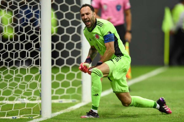 DAVID OSPINA CELEBRA COLOMBIA COPA AMERICA