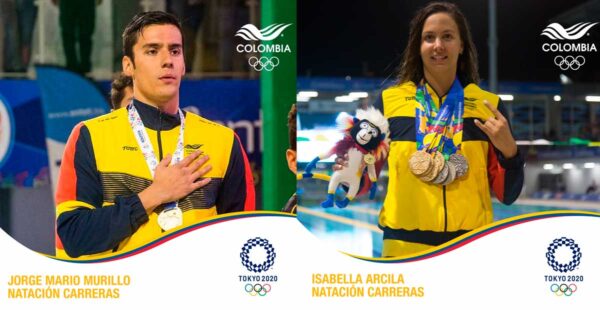 JORGE MURILLO E ISABELA ARCILA NATACION COC