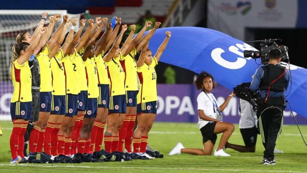 COLOMBIA ALZA LOS BRAZOS COPA AMERICA FEMENINA