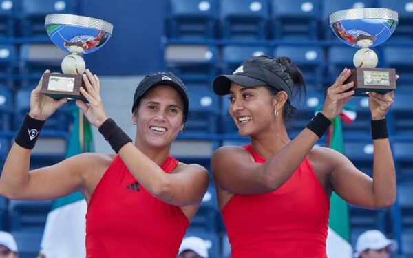 YULIANA LIZARAZO Y MARIA PAULINA PEREZ CAMPEONAS