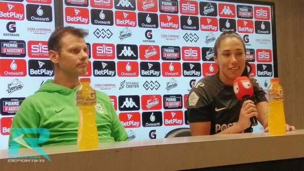 RUEDA DE PRENSA ATLETICO NACIONAL FEMENINO VANESSA CORDOBA