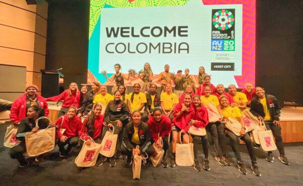 COLOMBIA BIENVENIDA COPA MUNDIAL FEMENINA