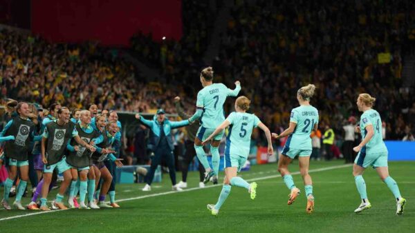 FESTEJO DE AUSTRALIA - MUNDIAL FEMENINO