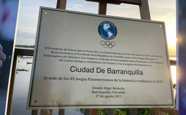 CARTEL BARRANQUILLA JUEGOS PANAMERICANOS 2027