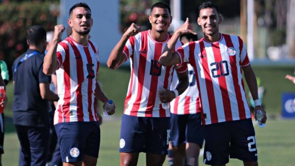 PARAGUAY CELEBRA GOL PREOLIMPICO 2024