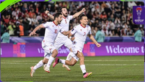 TAYIKISTAN CELEBRA CLASIFICACION COPA ASIATICA