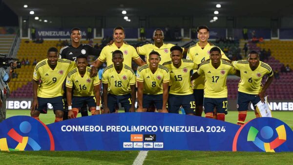 EQUIPO SELECCION COLOMBIA PREOLIMPICO 2024