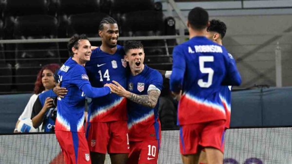 FESTEJO DE LA SELECCION DE ESTADOS UNIDOS EN LA LIGA DE NACIONES 2024