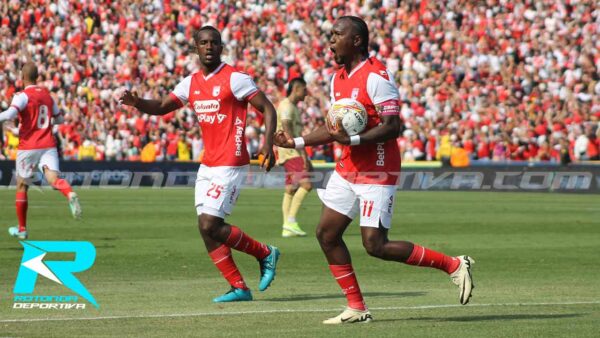 HUGO RODALLEGA CELEBRA SANTA FE TOLIMA ROTONDA DEPORTIVA