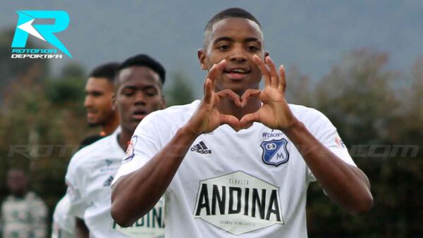 BRAYAN CUERO CELEBRA MILLONARIOS SUPERCOPA JUVENIL FCF