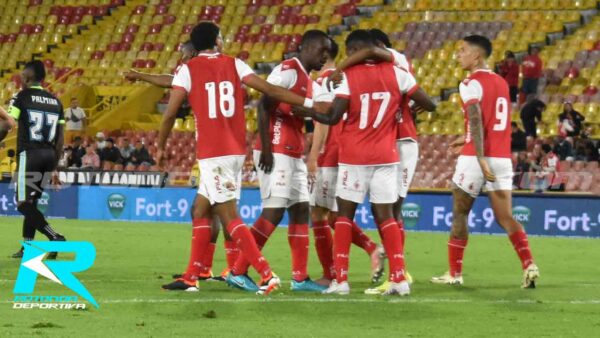 SANTA FE CELEBRA VS INTERNACIONAL FC COPA DIMAYOR