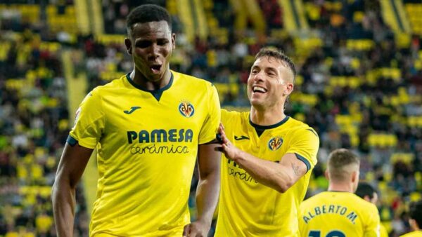 YERSON MOSQUERA CELEBRA GOL VILLARREAL