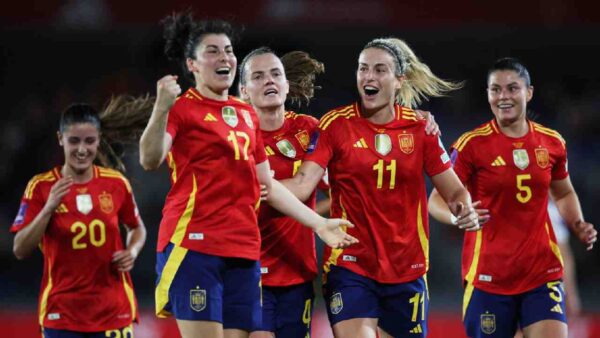 FESTEJO DE LA SELECCIÓN DE ESPAÑA FEMENINA