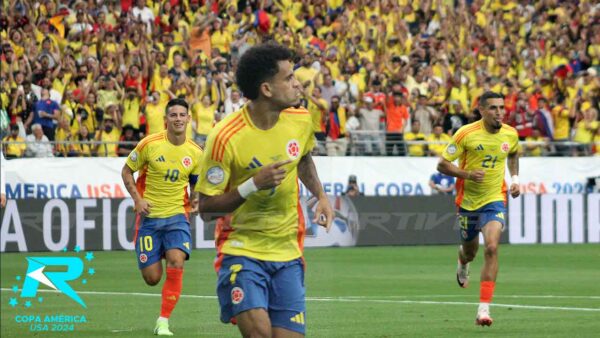 LUIS DIAZ CELEBRA COLOMBIA VS COSTA RICA COPA AMERICA ROTONDA DEPORTIVA