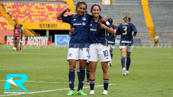 MILLONARIOS CELEBRA VS PASTO LIGA FEMENINA