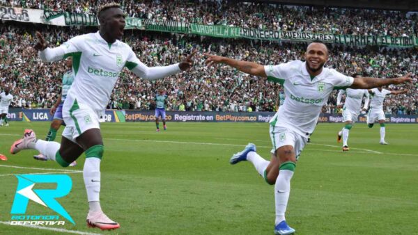 CELEBRACIÓN KEVIN VIVEROS ATLETICO NACIONAL