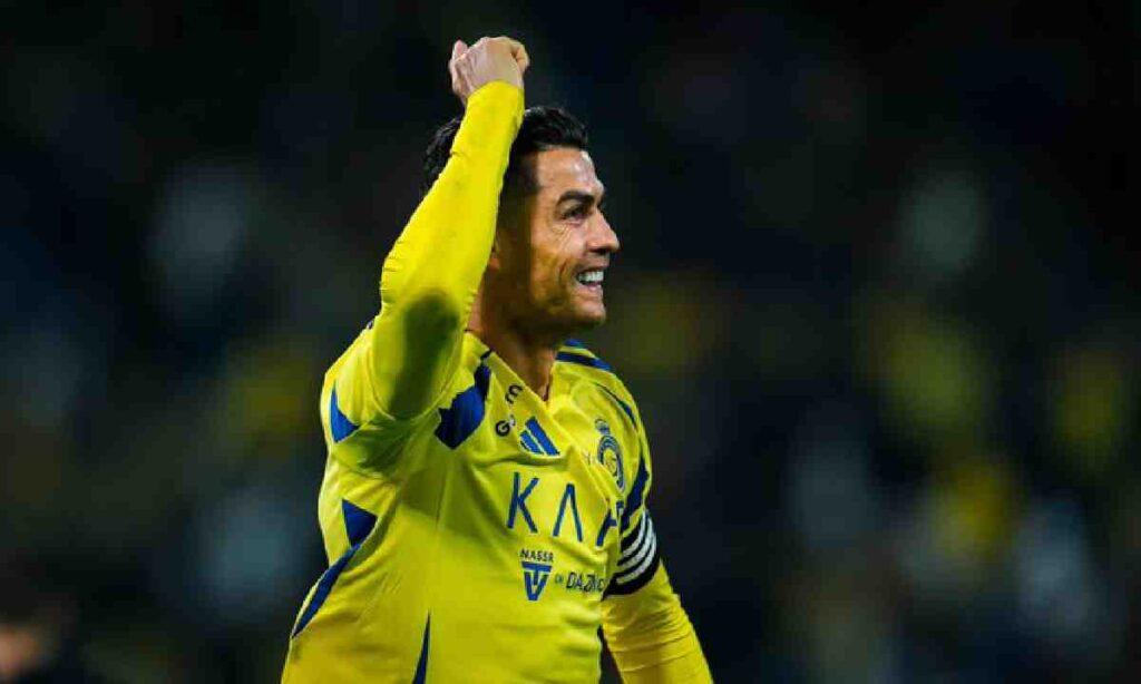 FESTEJO DE CRISTIANO RONALDO EN AL NASSR 2025