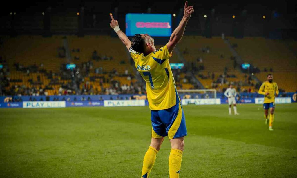 FESTEJO DE CRISTIANO RONALDO EN EL AL NASSR 2025