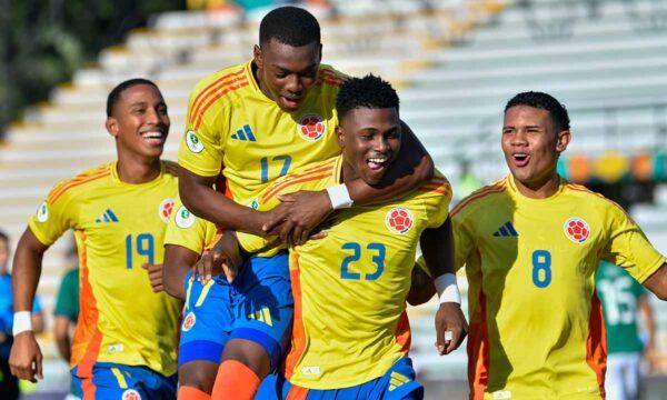 SELECCION COLOMBIA CELEBRA SUDAMERICANO SUB-20