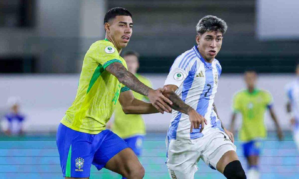 BRASIL - ARGENTINA EN EL SUDAMERICANO SUB-20