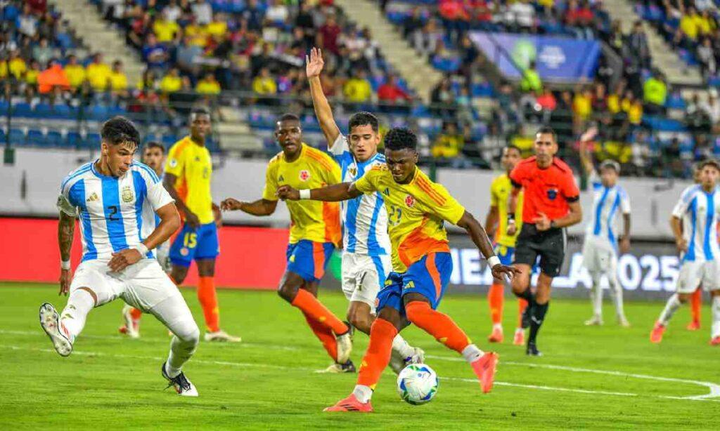 COLOMBIA - ARGENTINA EN EL SUDAMERICANO SUB-20