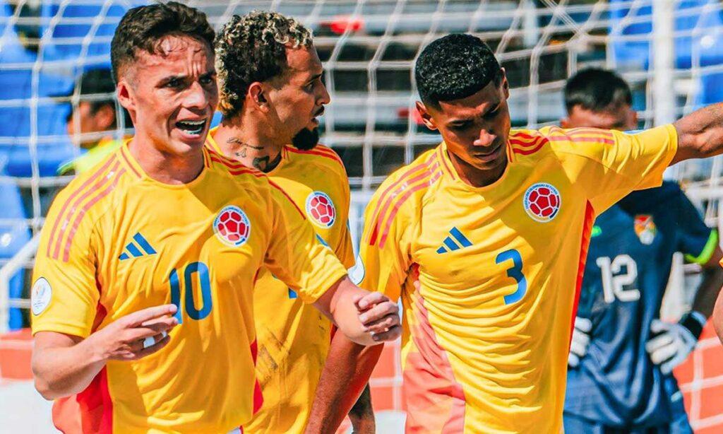 COLOMBIA CELEBRA FUTBOL PLAYA VS BOLIVIA 2025