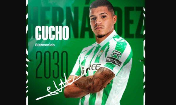 CUCHO HERNANDEZ PRESENTADO EN REAL BETIS