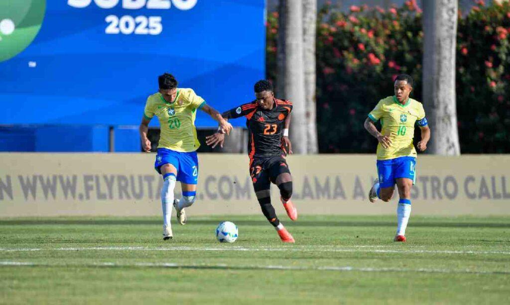 SELECCIÓN COLOMBIA - BRASIL EN EL SUDAMERICANO SUB-20