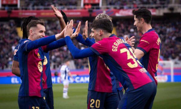 FC BARCELONA CELEBRA ANTE REAL SOCIEDAD