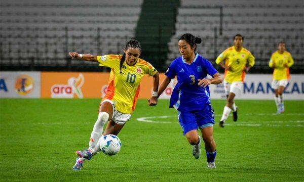 COLOMBIA VS ARGENTINA DEBUT SUDAMERICAMNO FEMENINO SUB-17