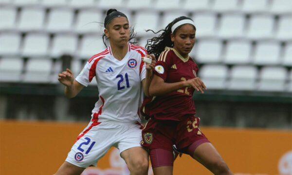 DEBUT VENEZUELA VS CHILE SUDAMERICANO FEMENINO SUB-17