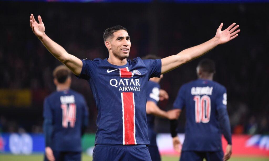 ACHRAF HAKIMI PSG CHAMPIONS LEAGUE