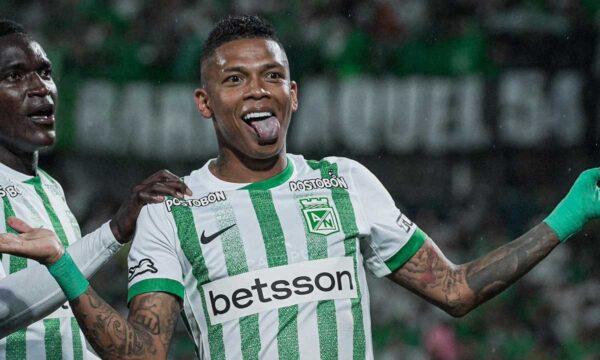 BILLY ARCE CELEBRA ATLETICO NACIONAL LIBERTADORES