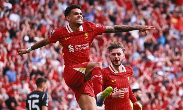 LUIS DIAZ DOMINIK SZOBOSZLAI LIVERPOOL FC ARSENAL PREMIER LEAGUE 2024_25