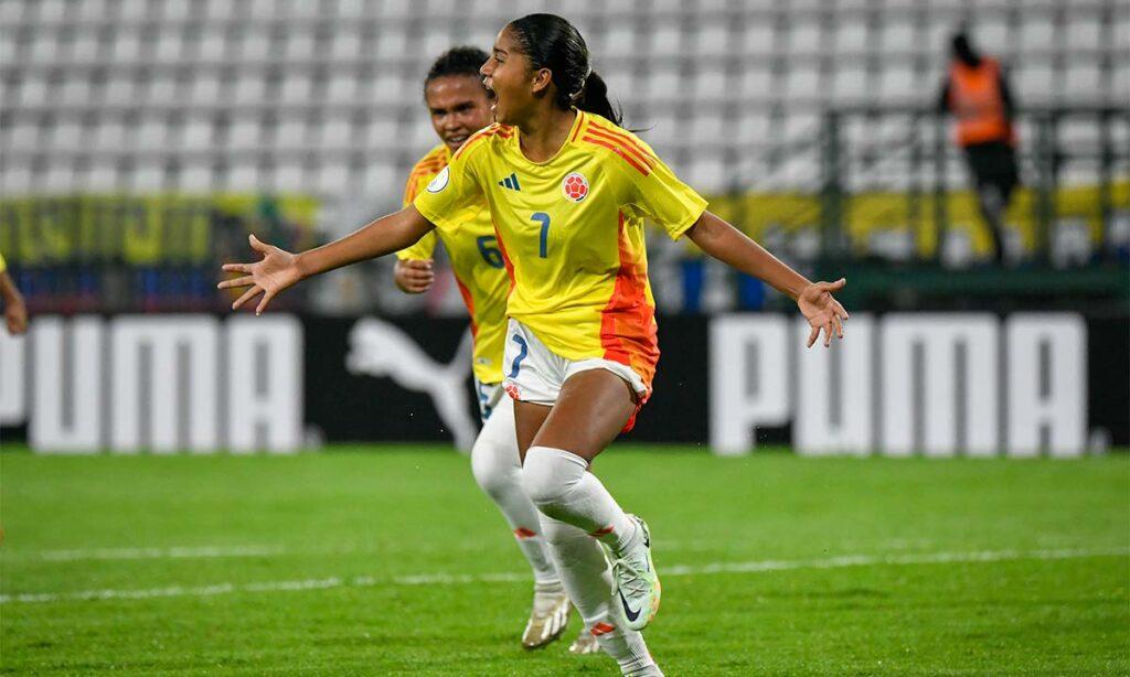 MARÍA BALDOVINO COLOMBIA SEGUNDA JORNADA SUDAMERICANO FEMENINO SUB-17