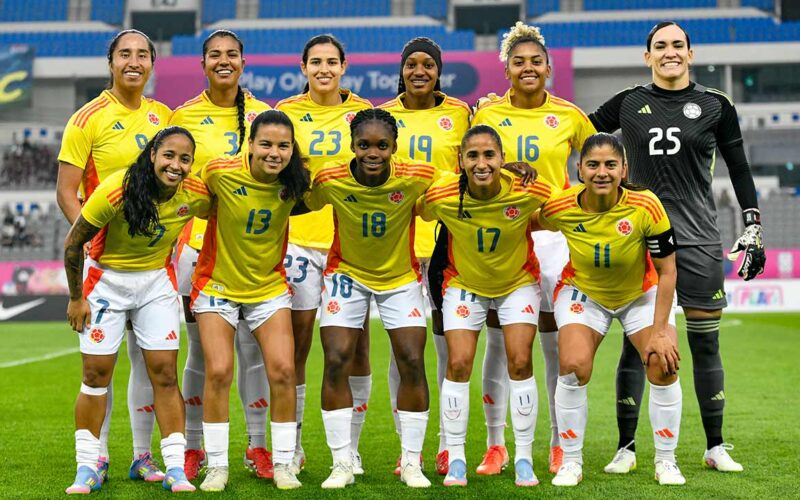 EQUIPO SELECCION COLOMBIA FEMENINA VS COREA DEL SUR